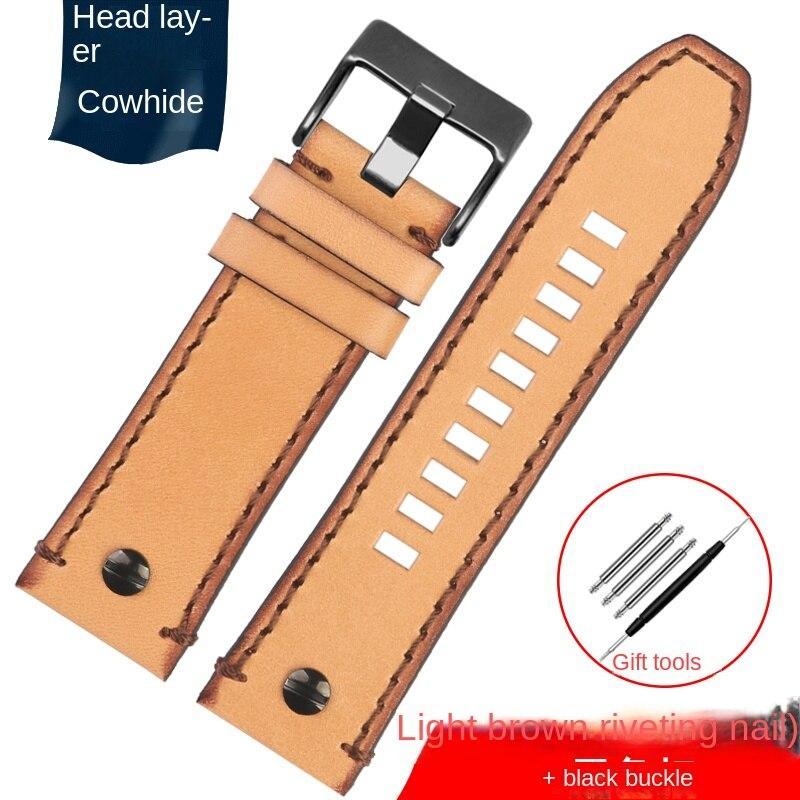 互換品】腕時計 ベルト バンド 交換 ディーゼル 互換品 本革 22.24
