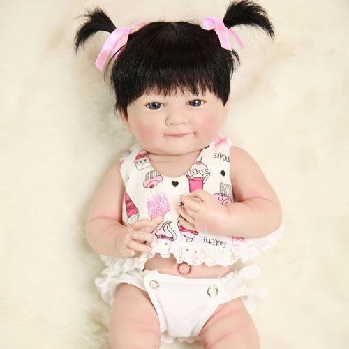 リボーンドール フルシリコーンビニール 人形 女の子 リアル 新生児人形 35cm B :TYmt-00169-2:ミヤフル - 通販 -  Yahoo!ショッピング