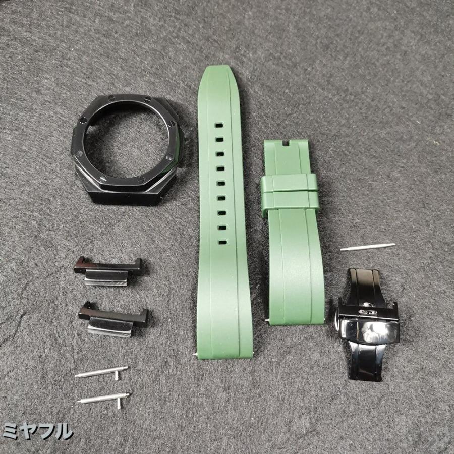 互換品】Gショック ベルト交換 GA-2100 2110用 ウォッチストラップ