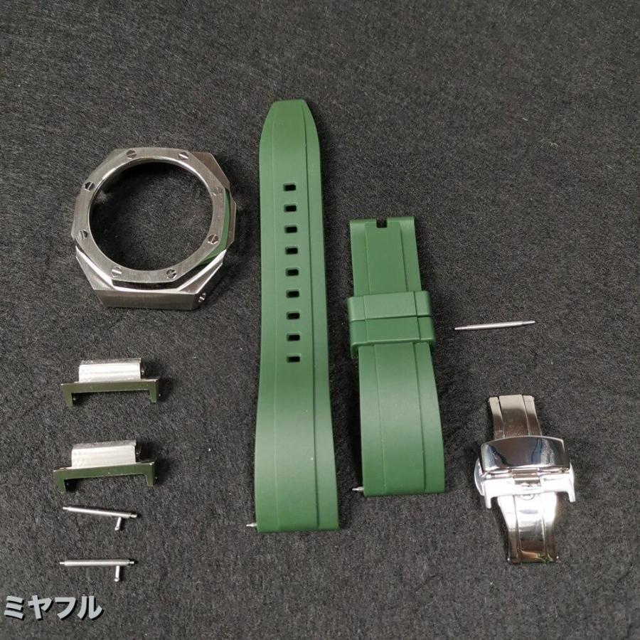 互換品】Gショック ベルト交換 GA-2100 2110用 ウォッチストラップ