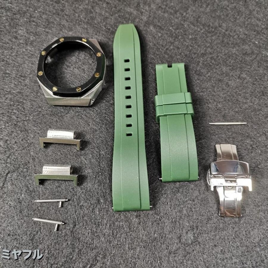 互換品】Gショック ベルト交換 GA-2100 2110用 ウォッチストラップ