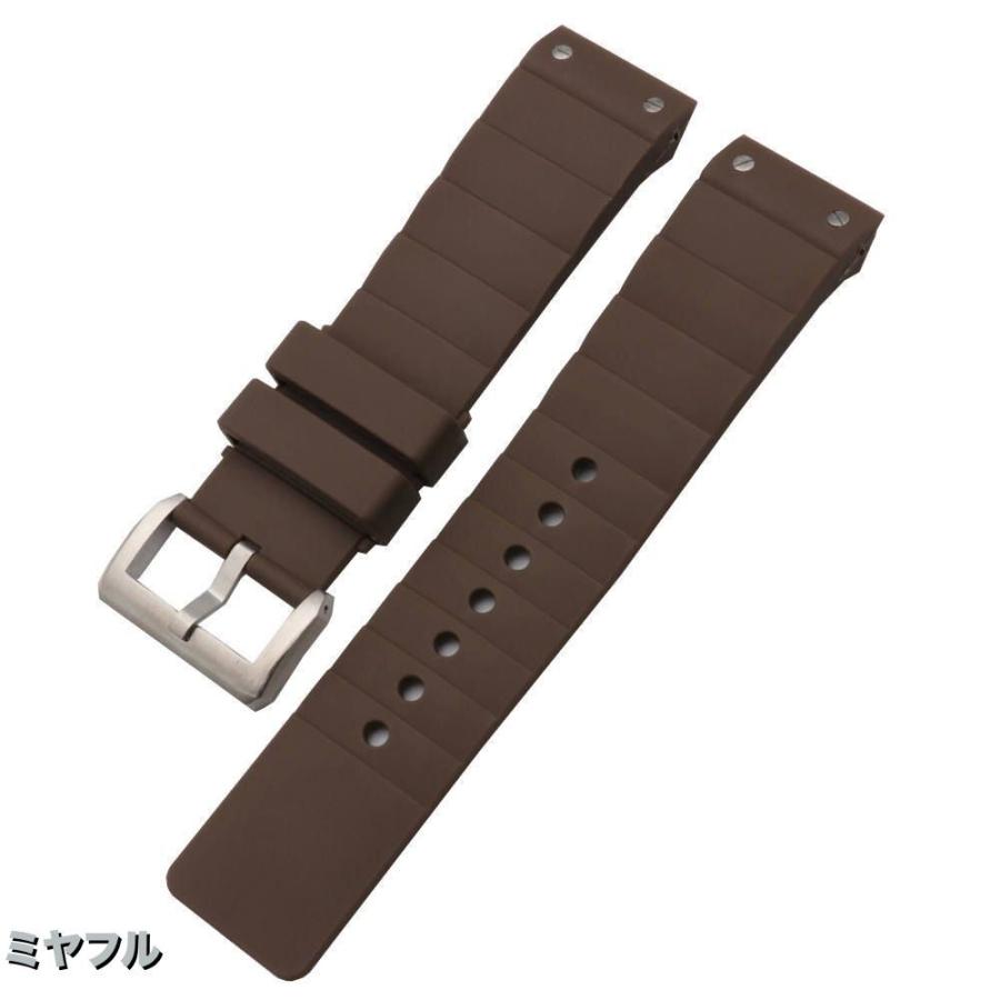 カルティエ サントス 時計ベルトラバーベルト バンド交換 23mm 社外互換品｜miyaful｜05