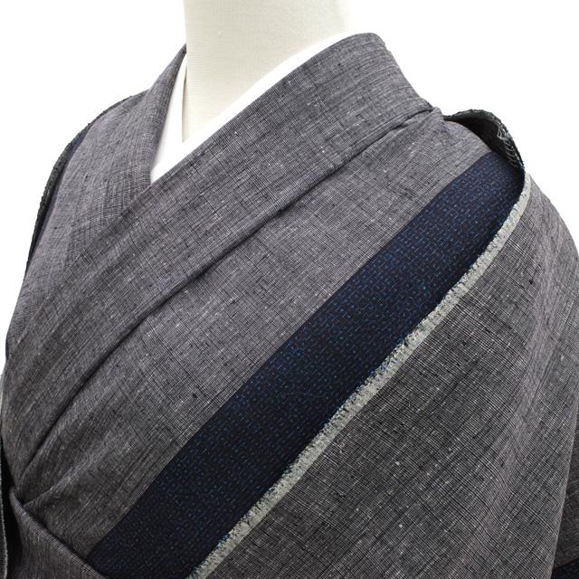 仕立て無料！ 美リペア 重要無形文化財 本場結城紬 奥順 地機 80亀甲