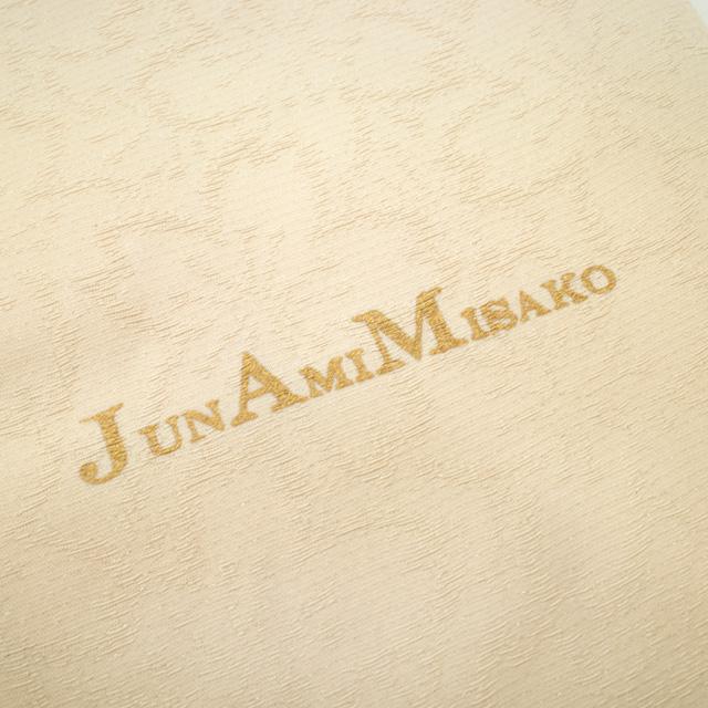 訪問着 着物 正絹 袷 JUNAMIMISAKO ブランド クリームベージュ バラ 蝶 桜 中古 仕立て上がり 身丈166.5 裄丈68 Ｌサイズ みやがわ hm0022 訪問着 着物 正絹 袷 JUNAMIMISAKO ブランド クリームベージュ地 バラ