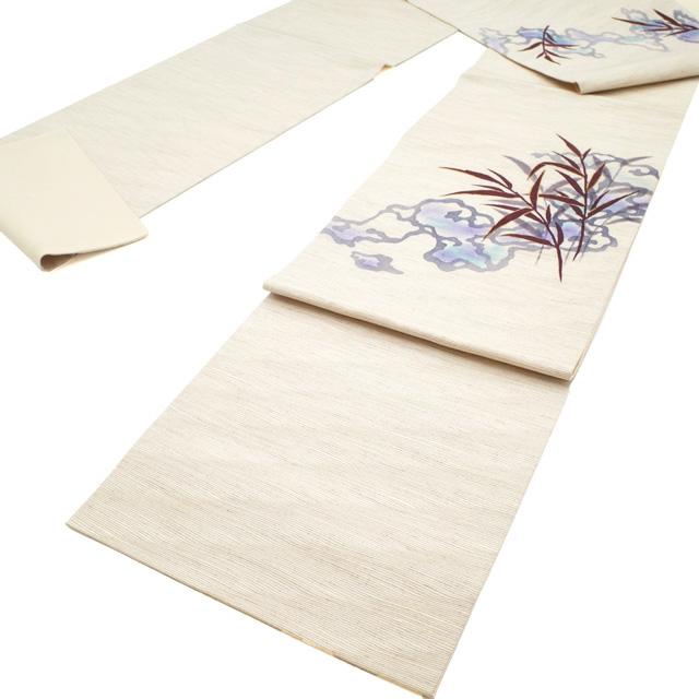 すごい値！ 袋帯 栃尾紬 リサイクル 正絹 本場越後 栃尾織物