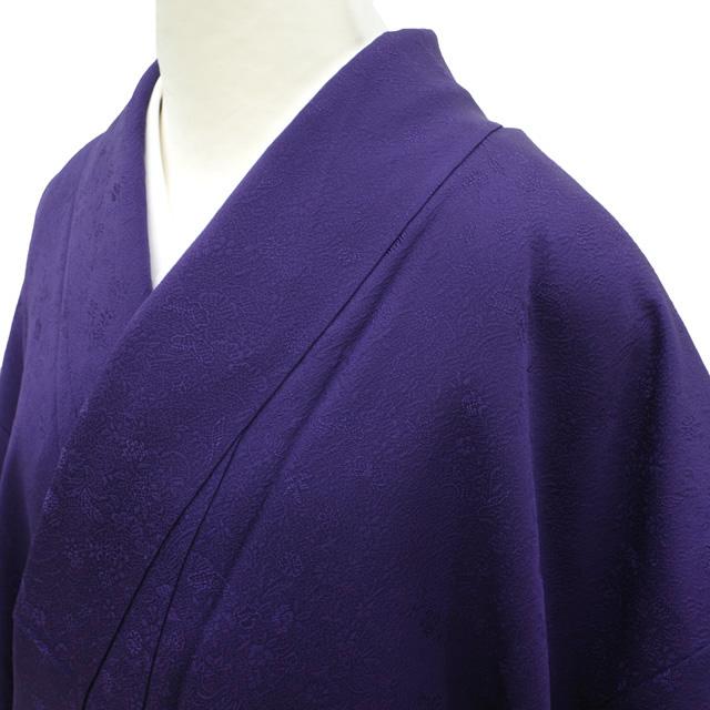 すごい値！ 色無地 未使用 着物 セミフォーマル 正絹 袷 一つ紋