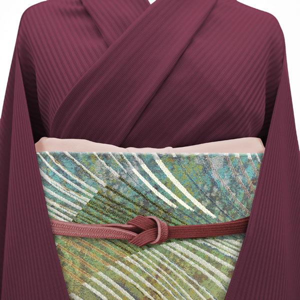 袋帯 19800円均一 上質 金銀糸 ラメ糸 孔雀の羽根 のような素敵な  