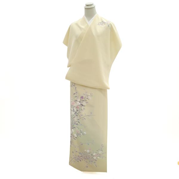 半額／で￥65780→32890 付下げ 反物 着物 正絹 手描き友禅 丹後 