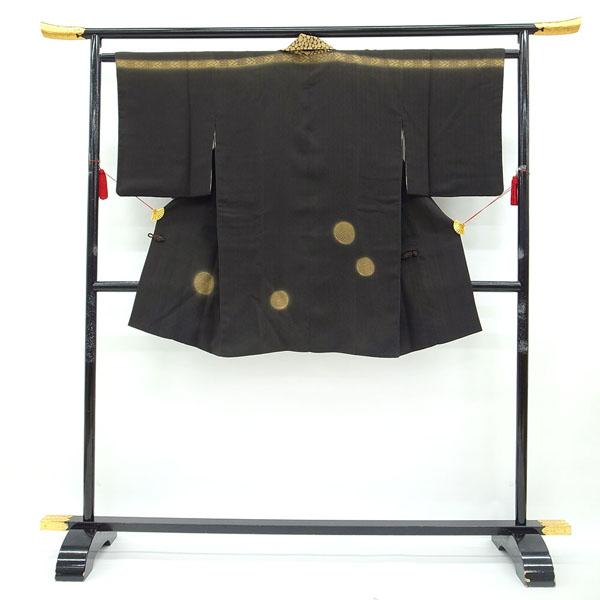 半額／で￥43780→21890 ヘチマ衿コート ハナエ モリ 手染め ブラウン 