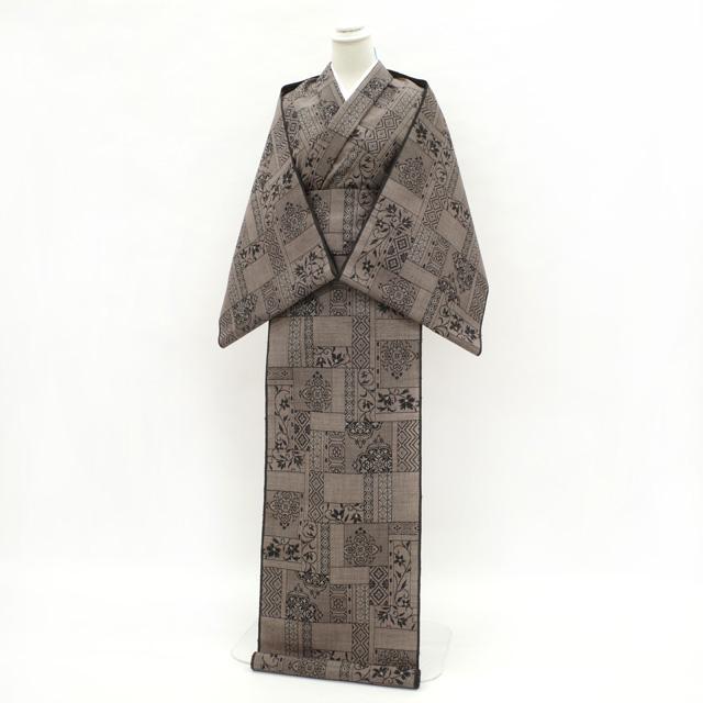 大島紬風 紬着物 正絹 古典柄 vintage kimono A-0190 - 着物・浴衣 大島紬風 紬着物 正絹 古典柄 vintage kimono A-0190 - 着物・浴衣