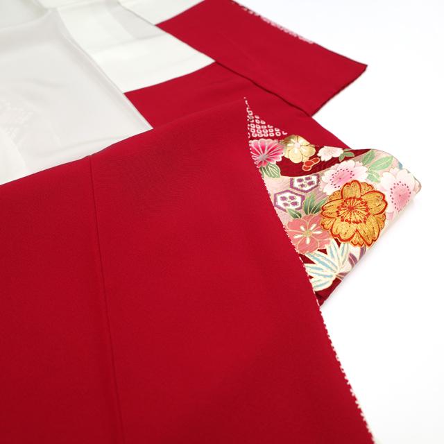 振袖 袷 着物 絞り 金駒刺繍 金彩加工 濃赤 道長 鞠 四季の花 花 振袖 袷 着物 絞り 金駒刺繍 金彩加工 濃赤 道長 鞠 四季の花 花