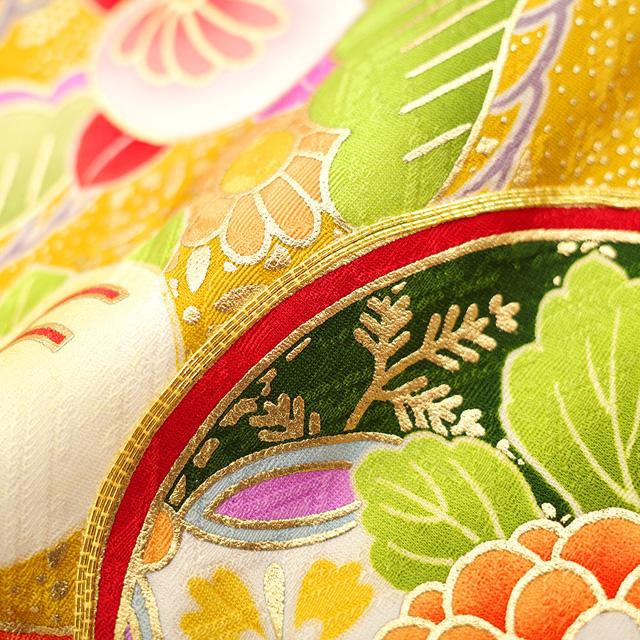 振袖 着物 金駒刺繍 白 赤 橘 松竹梅 桜 鶴 鈴 成人式 二十歳 振袖 着物 金駒刺繍 白 赤 橘 松竹梅 桜 鶴 鈴 成人式 二十歳