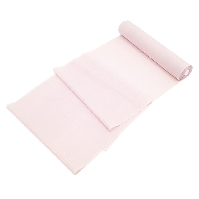 夏物 変わり絽 色無地 着物 着尺 五泉 小熊 正絹 薄ピンクベージュ 