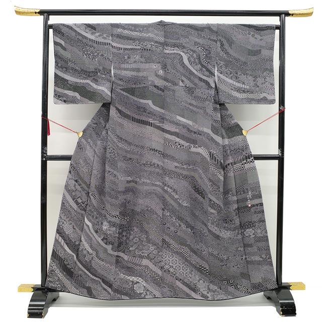 美品 高級江戸小紋 鮫×行儀 市松 裄67 トールサイズ - 着物・浴衣 美品 高級江戸小紋 鮫×行儀 市松 裄67 トールサイズ - 着物・浴衣