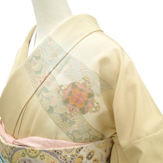 スワトウ相良刺繍と螺鈿のお着物トールサイズ