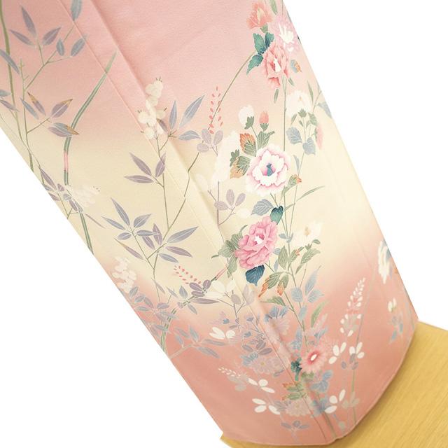 訪問着 着物 未使用 フォーマル 正絹 手描き友禅 作家物 ピンク 訪問着 着物 未使用 フォーマル 正絹 手描き友禅 作家物 ピンク