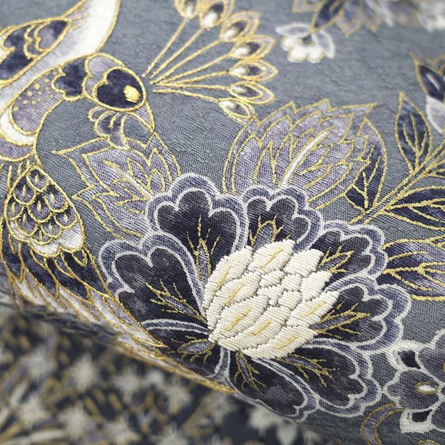 訪問着 着物 未使用 フォーマル 正絹 手刺繍 スワトウ刺繍 訪問着 着物 未使用 フォーマル 正絹 手刺繍 スワトウ刺繍