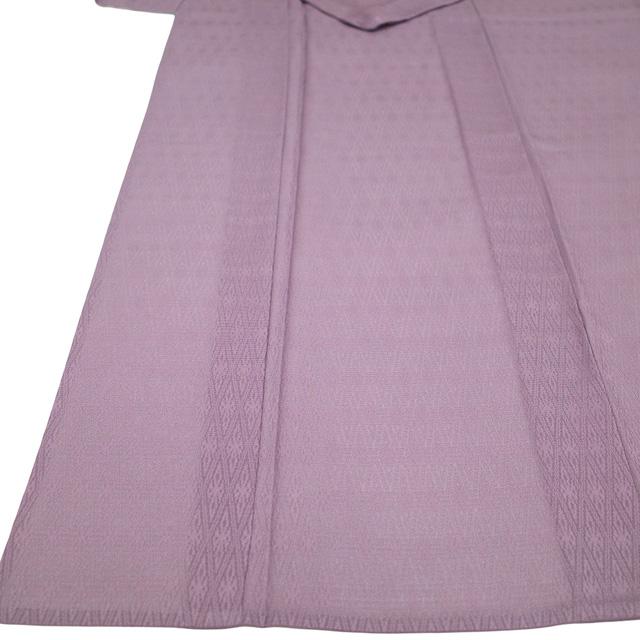 夏物 御召 色無地 単衣 着物 未使用 正絹 京都 西陣 秦流舎 紋紗