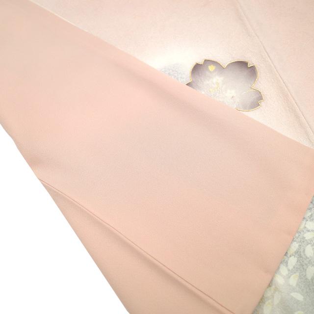 付け下げ　金駒刺繍　桜　花吹雪　花びら　ぼかし染　着物　035k 楽天市場】【中古】 訪問着 リサイクル着物 正絹 袷 フォーマル 金駒