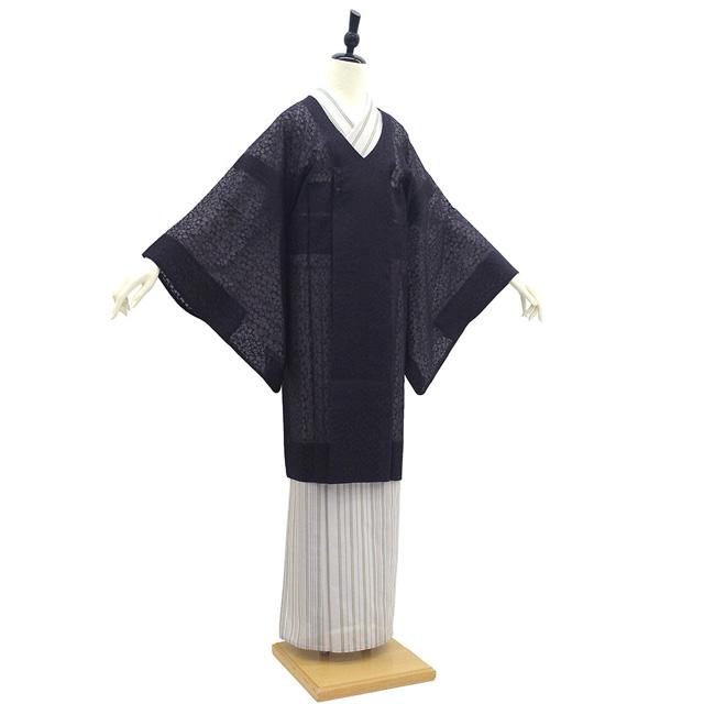 オーガンジー 千代田衿コート 単衣 未使用 春 夏 秋 新古品 仕立て 