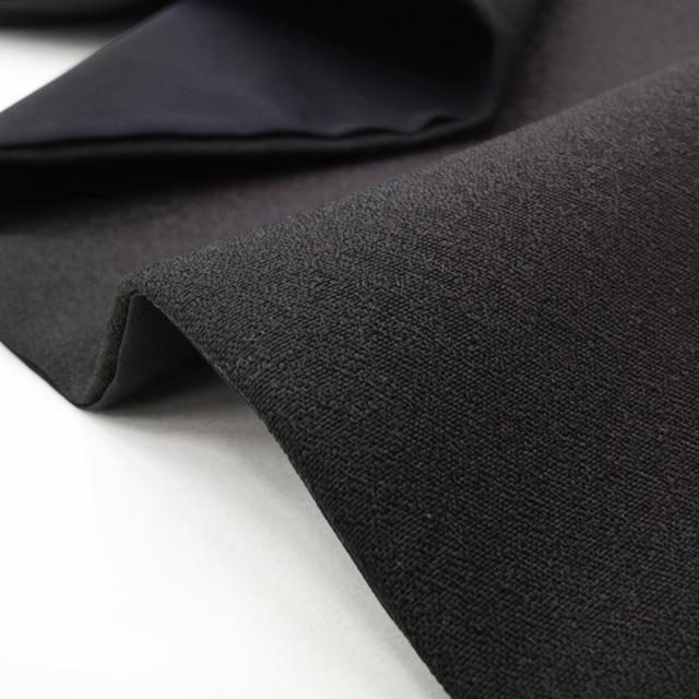 男物 着物 森英恵 HANAE MORI 黒 紫 ぼかし 袷 洗える着物 高級
