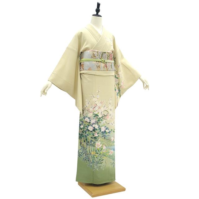 ［訪問着］新品未使用品　しつけ有り　作家物　阿部佳雪　K-695 訪問着 着物 阿部佳雪 十日町友禅 作家物 正絹 袷 フォーマル