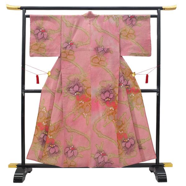 有松 浴衣 本場有松鳴海絞り 夏物 リサイクル ゆかた 絞り 木綿 綿