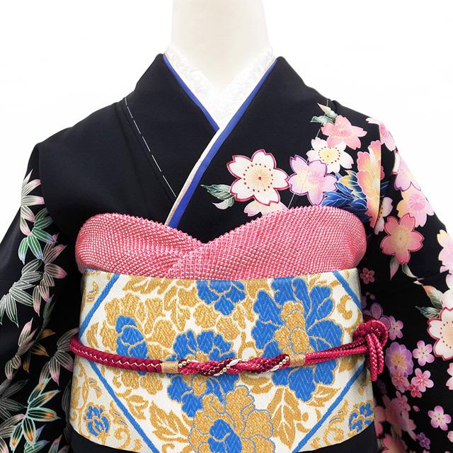 振袖用 袋帯 フォーマル 未使用 振袖 成人式 結婚式 正絹 京都 西陣