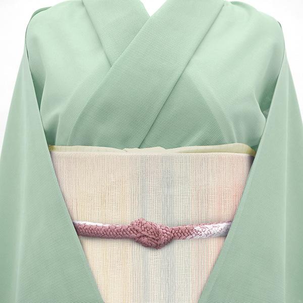 夏帯　博多織名古屋帯正絹　全通 夏物 博多織 名古屋帯 夏帯 本場筑前博多織 未使用 紗 正絹 全通 福絖