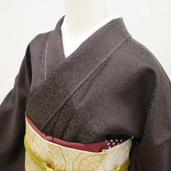 二代目 久保田一竹 作 訪問着 着物 辻が花 金通し 濃茶紫 霞ぼかし 二代目 久保田一竹 作 訪問着 着物 辻が花 金通し 濃茶紫 霞ぼかし