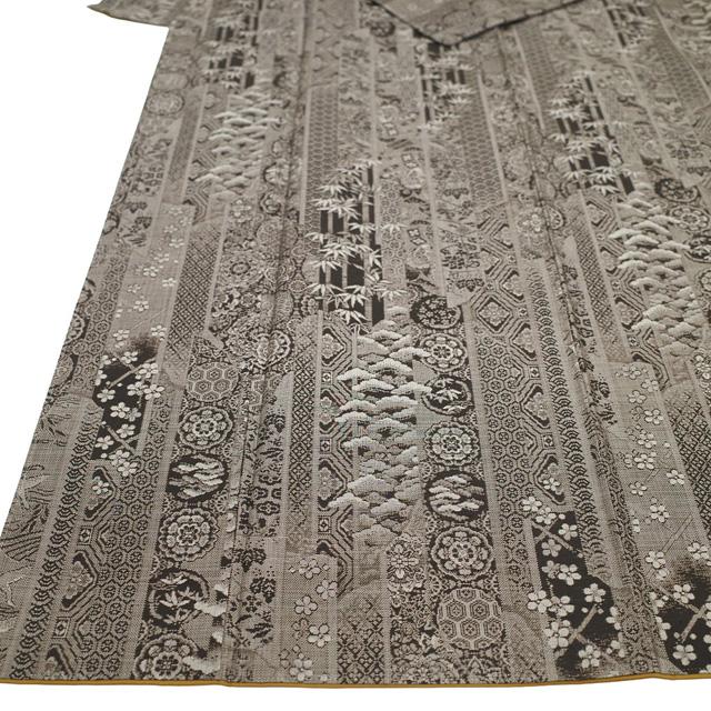 本場大島紬 着物 未使用 正絹 大島紬 十八算 12マルキ 恵積五郎 袷