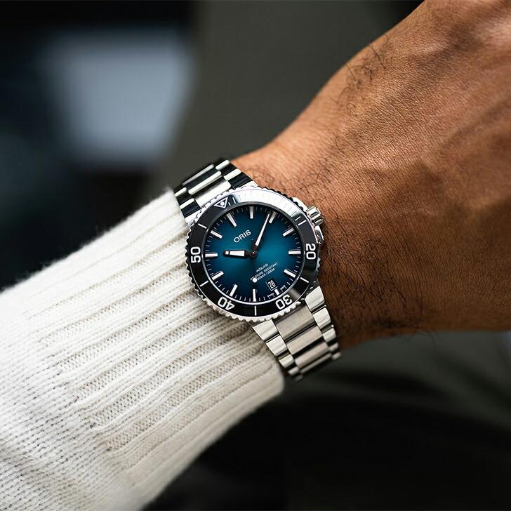 ORIS オリス アクイスデイト 39.5mm 腕時計 メンズ 自動巻 ORIS オリス アクイスデイト 39.5mm 腕時計 メンズ 自動巻