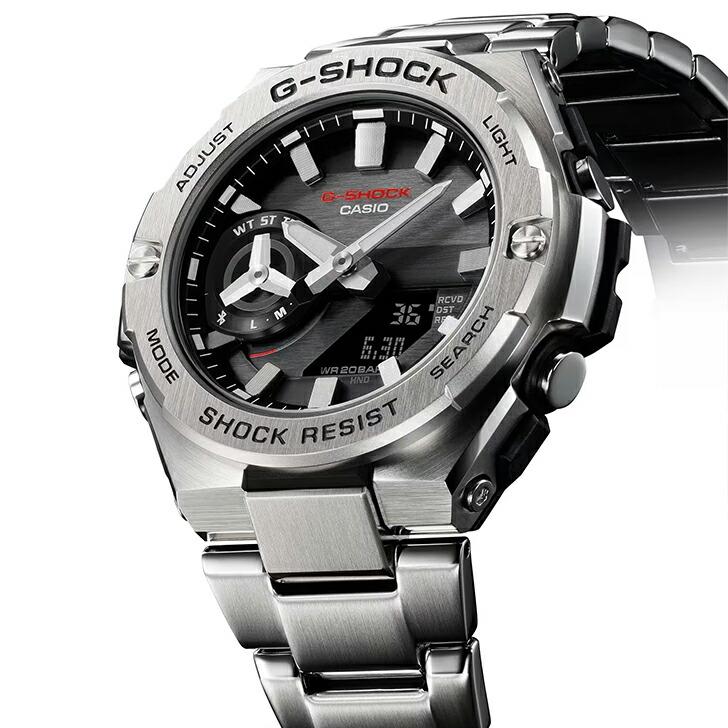 カシオ G-SHOCK G-STEEL 腕時計 ソーラー Bluetooth GST-B500D-1AJF（12回無金利）｜miyagawa-watch｜05