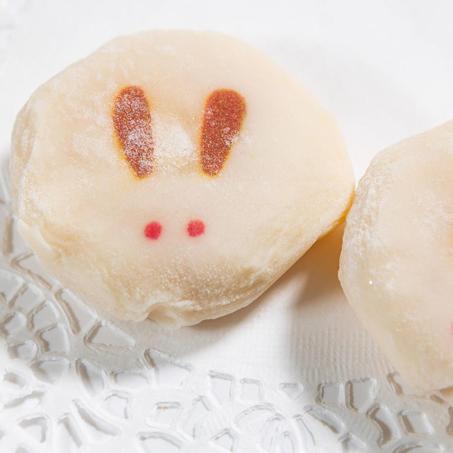 蒲郡みかん果汁使用 蒲郡みかんのうさぎクリーム大福 9個入 みかん