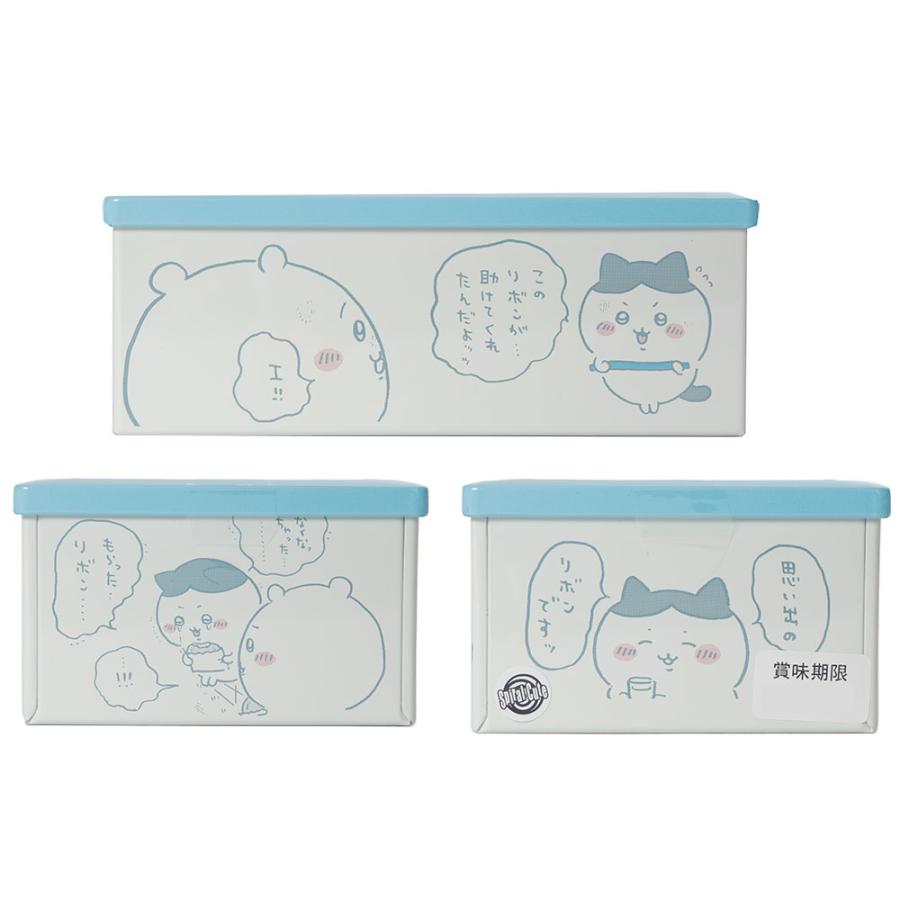 ちいかわ ほめられリボンクッキー缶（プリントクッキー）10枚入