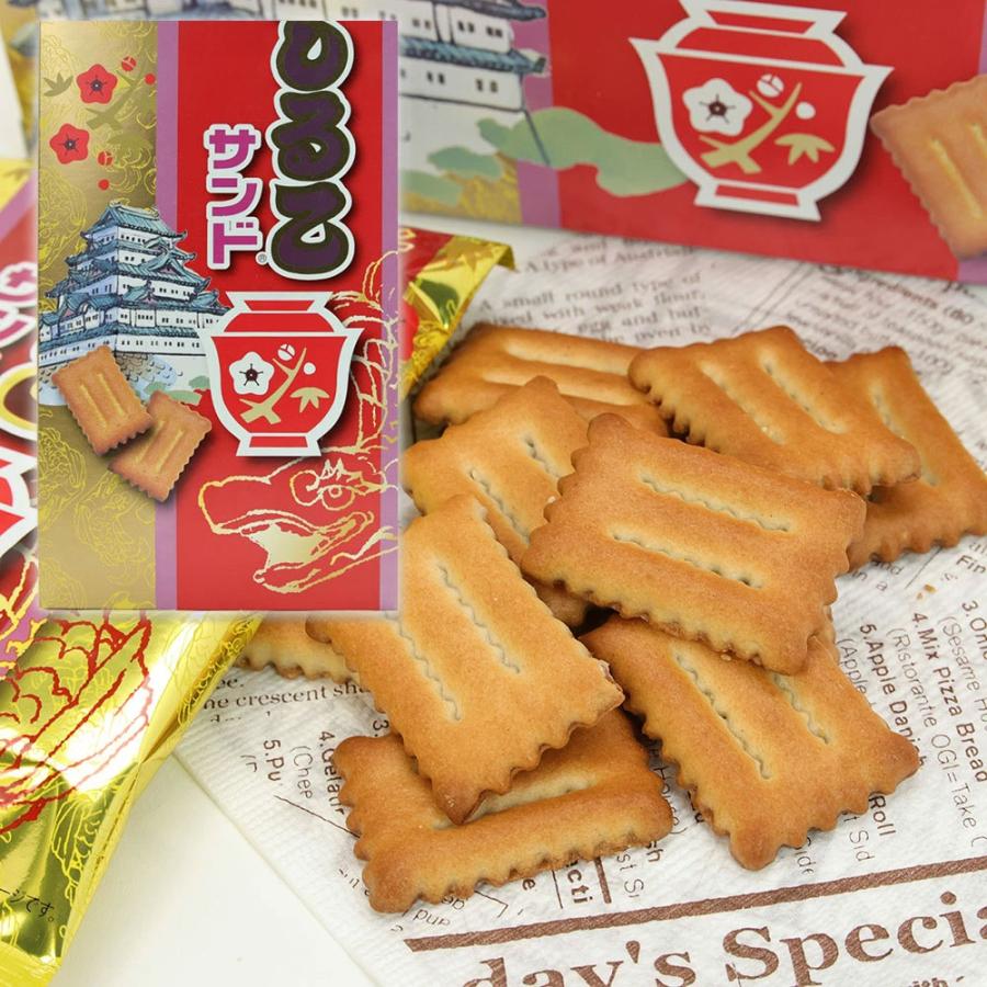 新パッケージ 名古屋限定 しるこサンド箱入り 50g×6袋 松永製菓 個包装