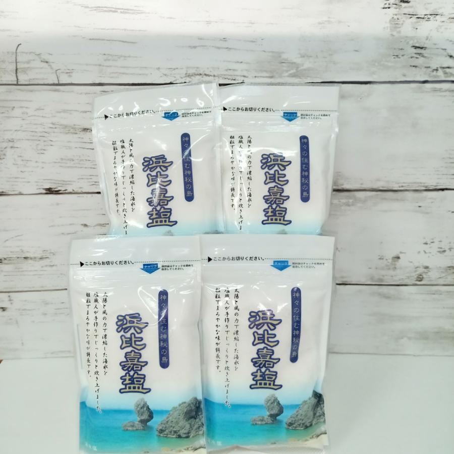 浜比嘉塩 100g x 4袋 送料無料 沖縄 塩 天日塩 浜比嘉島 海水塩100%｜miyageya-okinawa｜02