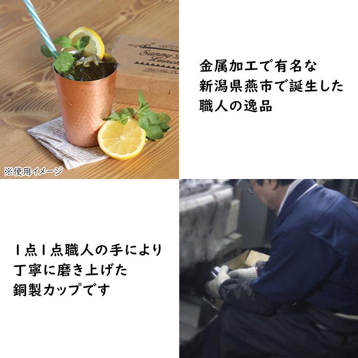 ASAHI（アサヒ） 銅製 タンブラー 350ml 2個セット 木箱入 燕三条 日本