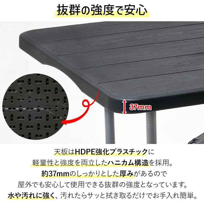 テーブル 折りたたみ 作業台 作業テーブル 幅180cm 屋外 強化