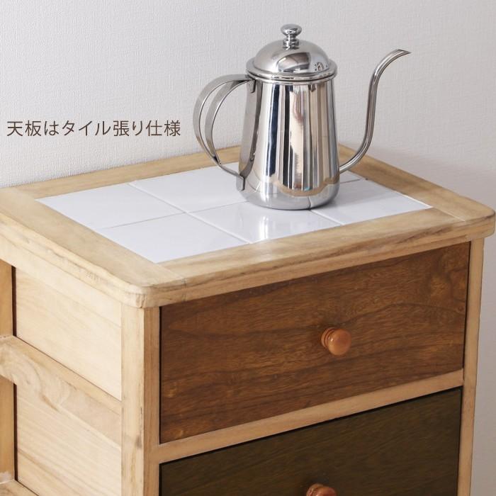 チェスト 木製 おしゃれ 完成品 カラフル マルチチェスト 5段_1