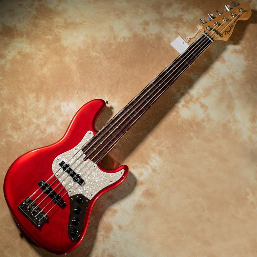 Fender/Made in Japan Limited Deluxe Jazz Bass V Crimson Red Burst【限定生産】【在庫あり】｜miyaji-onlineshop