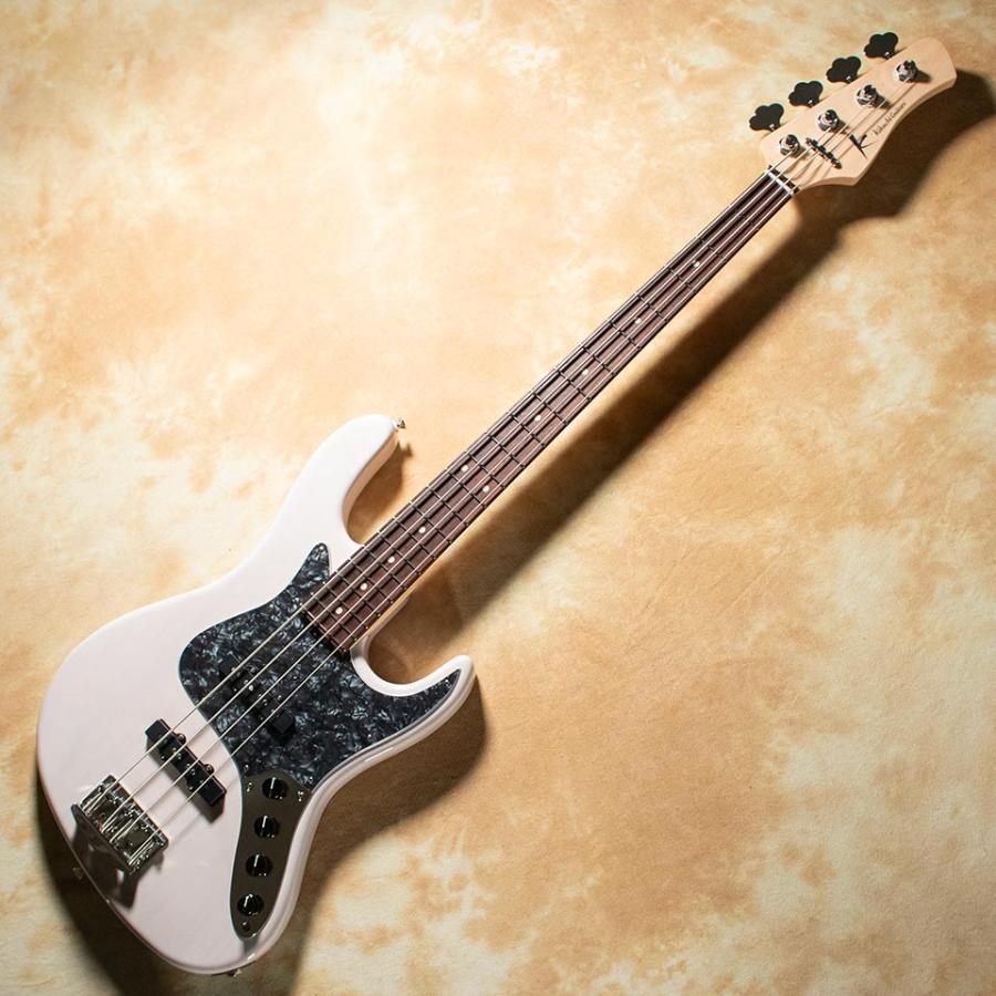 Kikuchi Guitars/Hermes RV4 Trans White TWH : 宮地楽器 ららぽーと