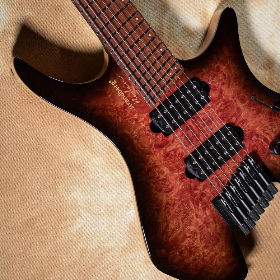 strandberg/Boden J Series J7 Custom Burl Maple Top Red Black Burst 展示品特価 在庫あり｜miyaji-onlineshop｜06