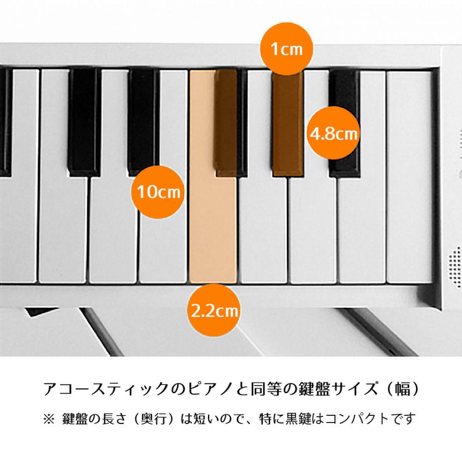 タホーン オリピア49/TAHORNG ORIPIA49 折りたたみ式電子ピアノ/MIDIキーボード　49鍵  プレゼント 小型楽器｜miyaji-onlineshop｜06