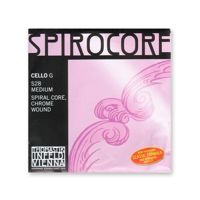 チェロ弦 SPIROCORE(スピロコア)G ※メール便対応 : 宮地楽器
