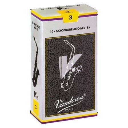 Vandoren バンドレン アルトサックス リード【V12 銀箱 3】 : 宮地楽器