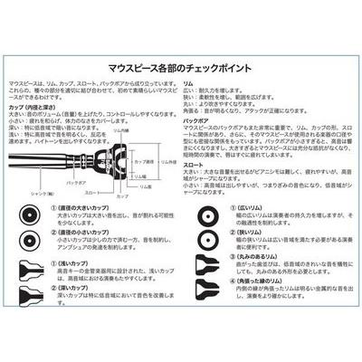 V.Bach バック トランペット マウスピース アルティザン モデル V.Bach バック トランペット マウスピース アルティザン モデル