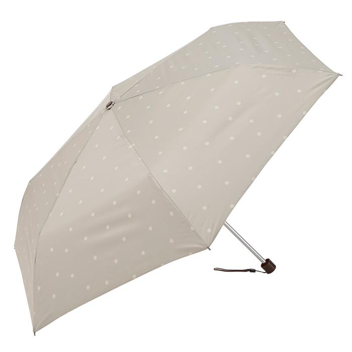 日傘 折りたたみ傘 晴雨兼用 50cm 水玉 ドット柄 UVカット加工付 遮光