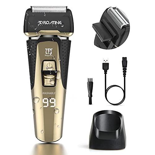 絶対一番安い メンズ シェーバー Gb 01 髭剃り Ledディス 水洗い可 Ipx7防水 Usb充電式 乾湿両用 ひげそり お風呂剃り可 往復式 3枚刃 人気 電気シェーバー レディースシェーバー Sstl Lu