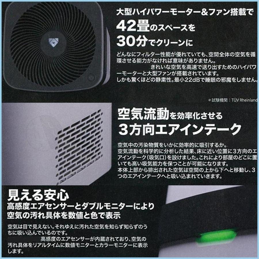 2023登場 AIRDOG X5S 高性能空気清浄機 静音設計 たばこ 花粉 PM2.5 浮遊ウイルス対応 TPAフィルター Airdog海外向けの正規品「貝昂」＜並行輸入品＞｜miyake-shop｜09